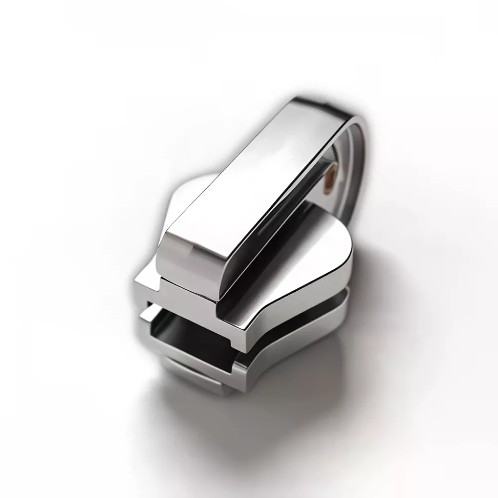 Dwustronny suwak do plastikowego zamka błyskawicznego